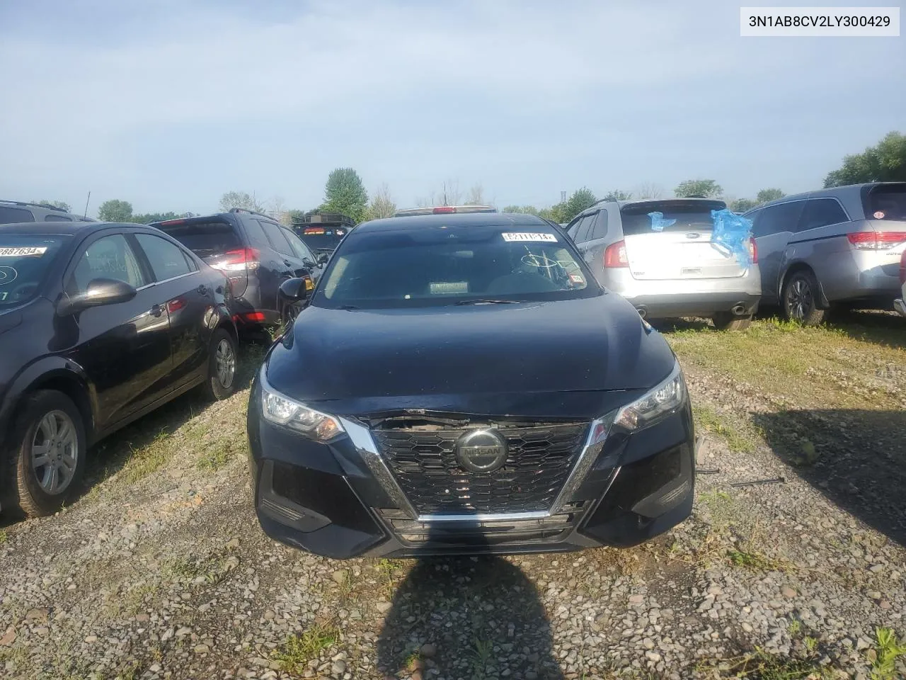 2020 Nissan Sentra Sv VIN: 3N1AB8CV2LY300429 Lot: 52111514