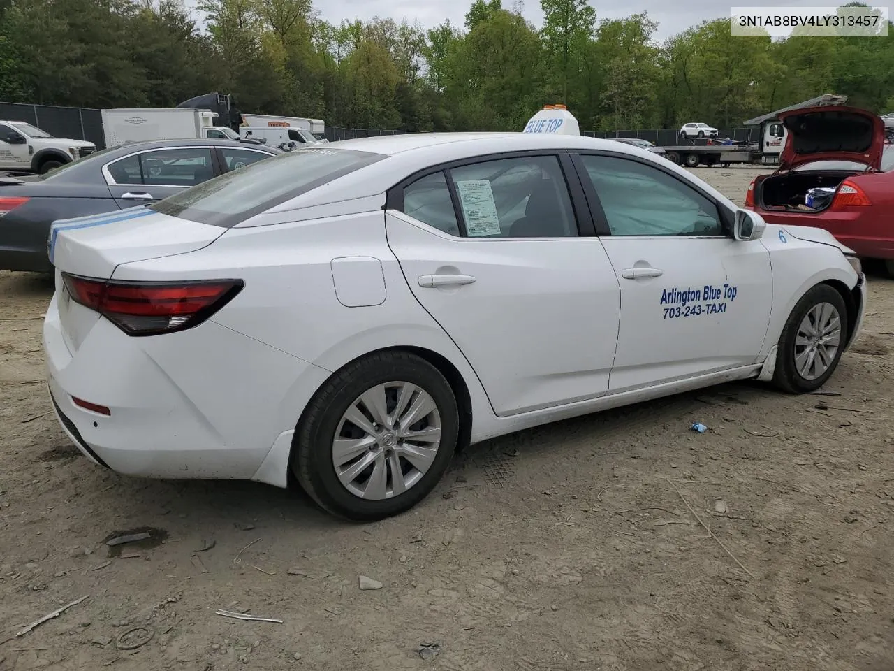 2020 Nissan Sentra S VIN: 3N1AB8BV4LY313457 Lot: 52213154