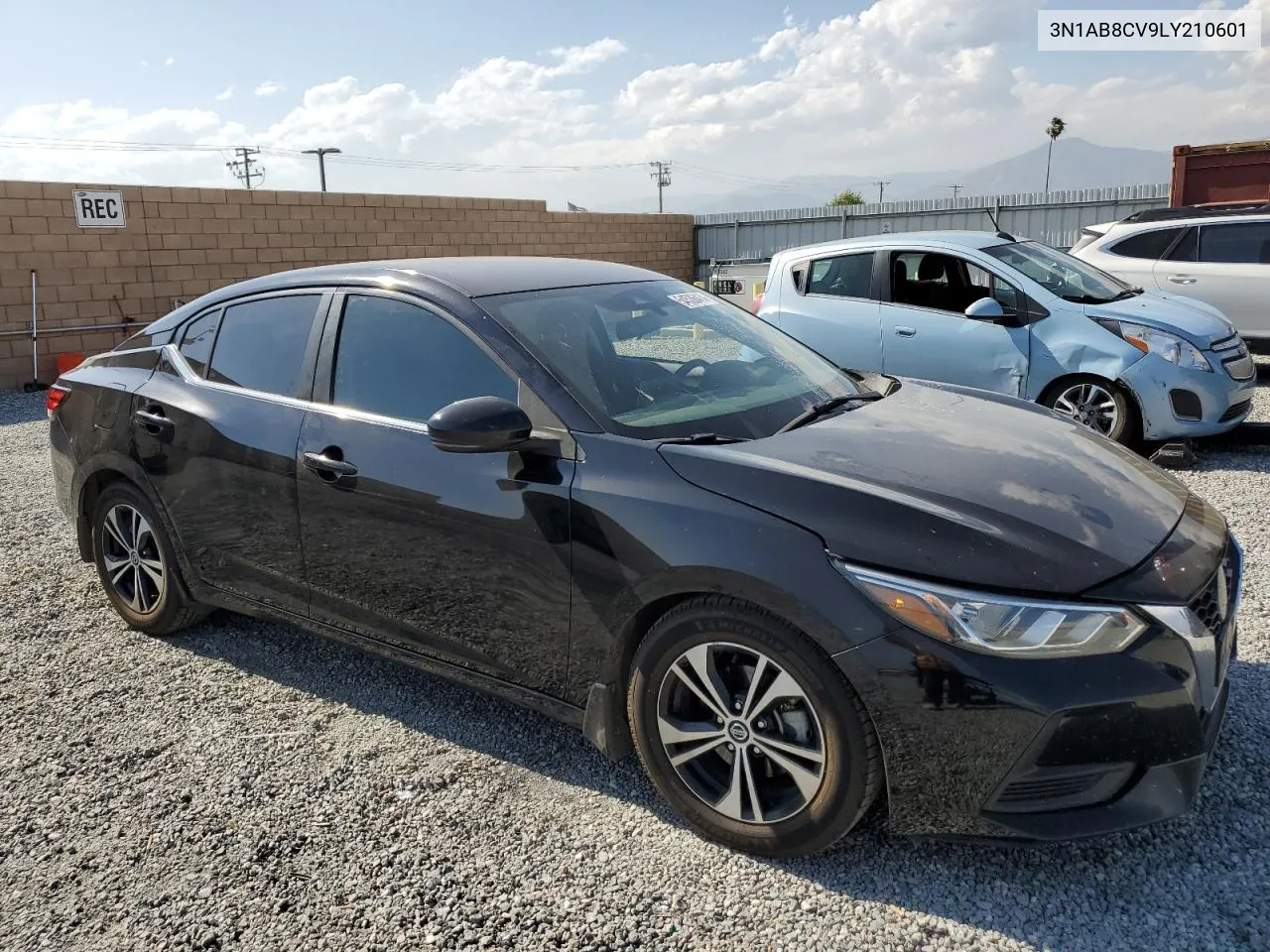 2020 Nissan Sentra Sv VIN: 3N1AB8CV9LY210601 Lot: 54536414