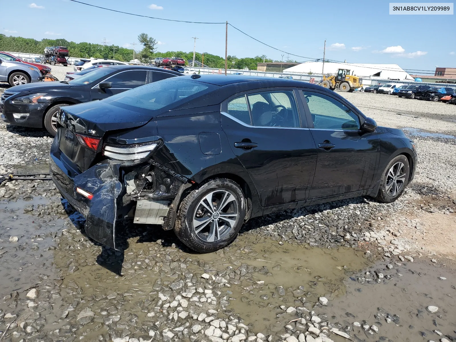 2020 Nissan Sentra Sv VIN: 3N1AB8CV1LY209989 Lot: 55625454