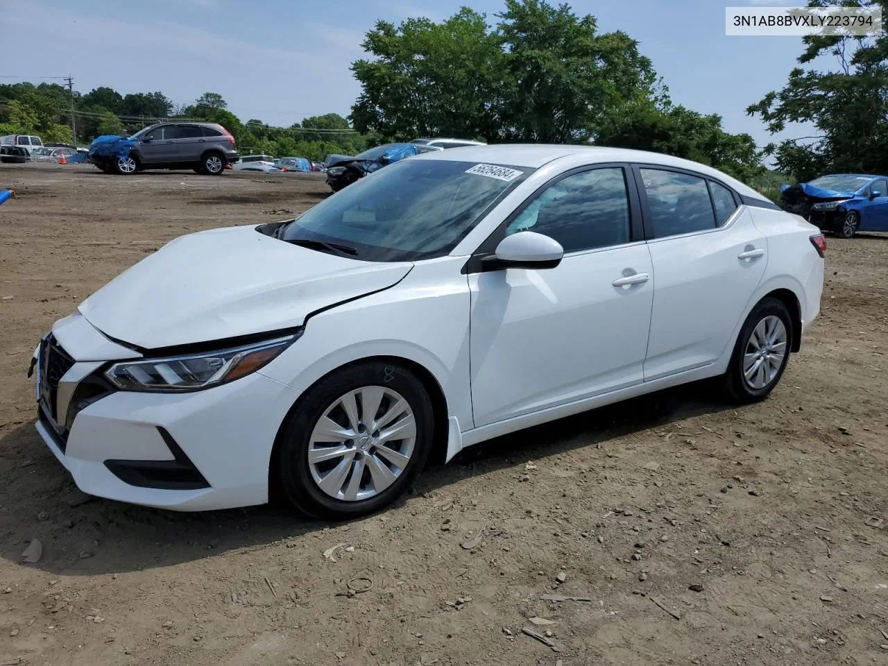 2020 Nissan Sentra S VIN: 3N1AB8BVXLY223794 Lot: 56264684