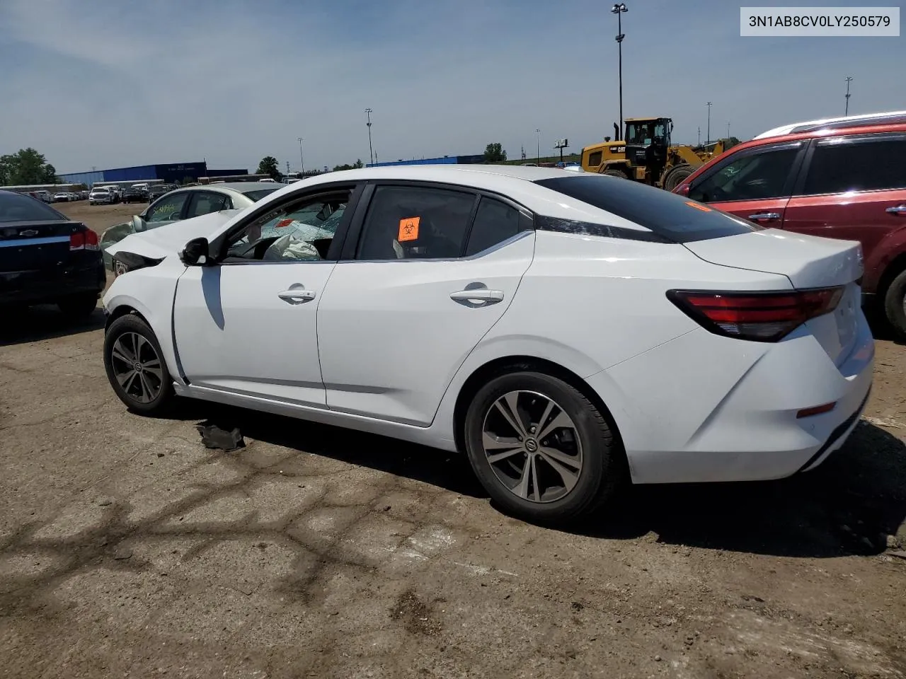 2020 Nissan Sentra Sv VIN: 3N1AB8CV0LY250579 Lot: 56306604