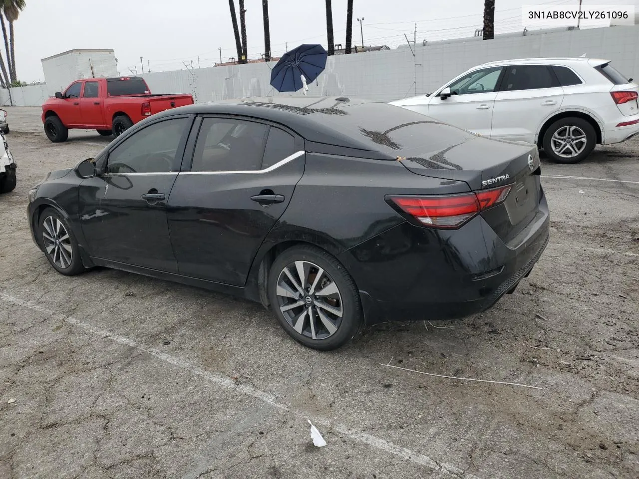 2020 Nissan Sentra Sv VIN: 3N1AB8CV2LY261096 Lot: 56693284