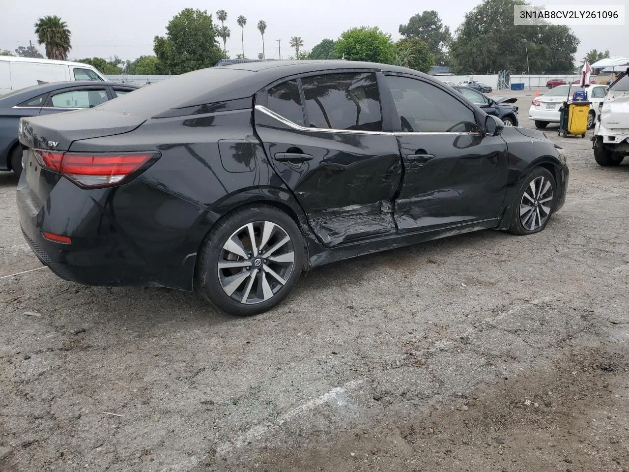 2020 Nissan Sentra Sv VIN: 3N1AB8CV2LY261096 Lot: 56693284