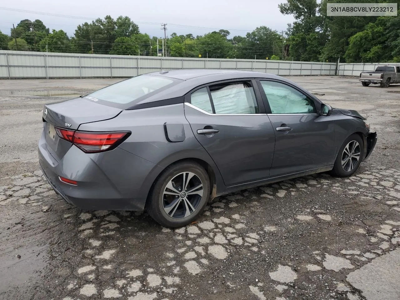 2020 Nissan Sentra Sv VIN: 3N1AB8CV8LY223212 Lot: 56945364