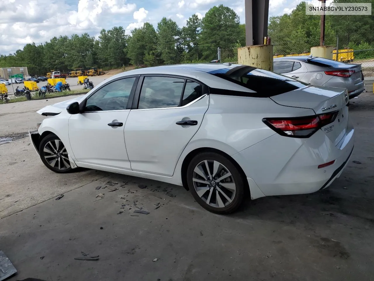 2020 Nissan Sentra Sv VIN: 3N1AB8CV9LY230573 Lot: 57576024