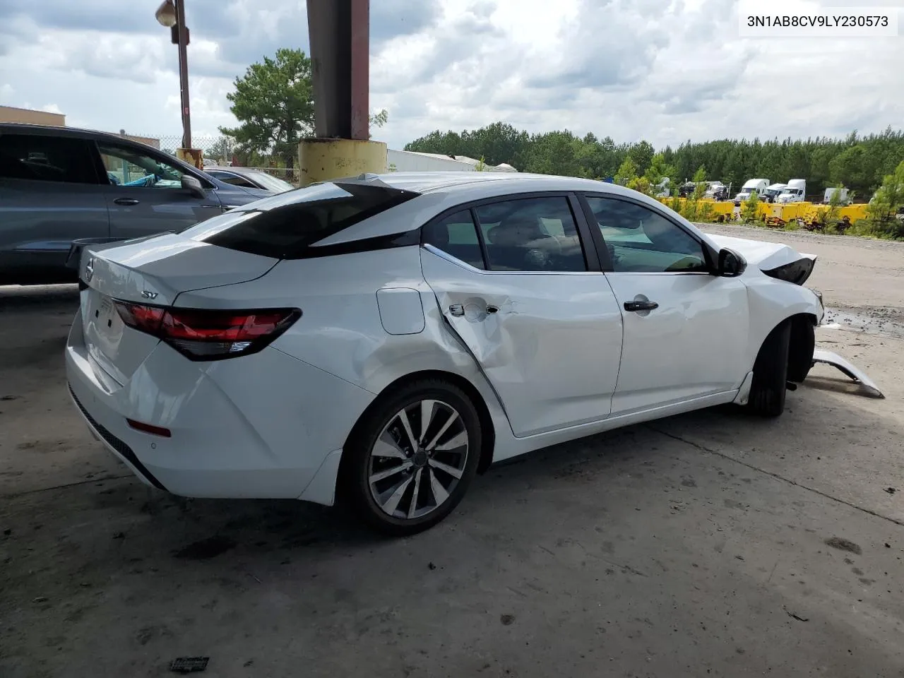 2020 Nissan Sentra Sv VIN: 3N1AB8CV9LY230573 Lot: 57576024