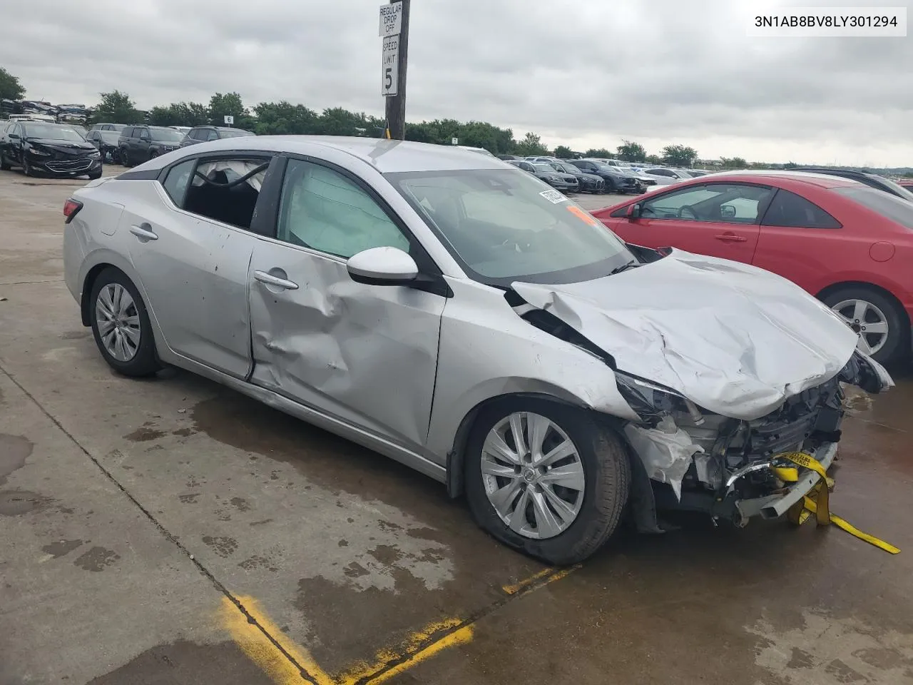 2020 Nissan Sentra S VIN: 3N1AB8BV8LY301294 Lot: 57852264