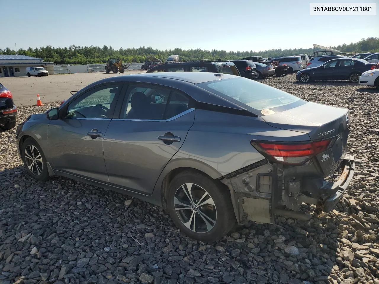 2020 Nissan Sentra Sv VIN: 3N1AB8CV0LY211801 Lot: 60238714