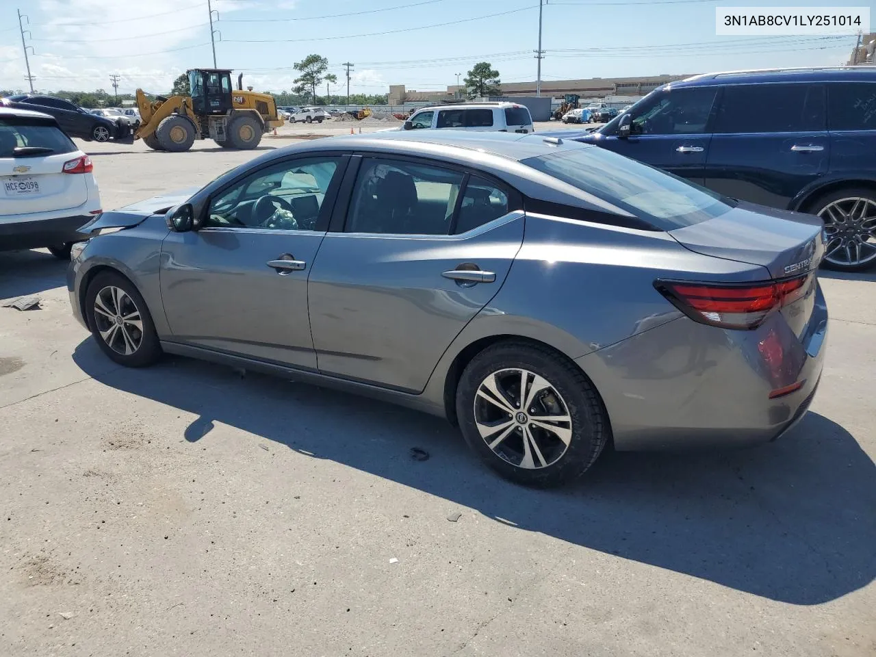 3N1AB8CV1LY251014 2020 Nissan Sentra Sv