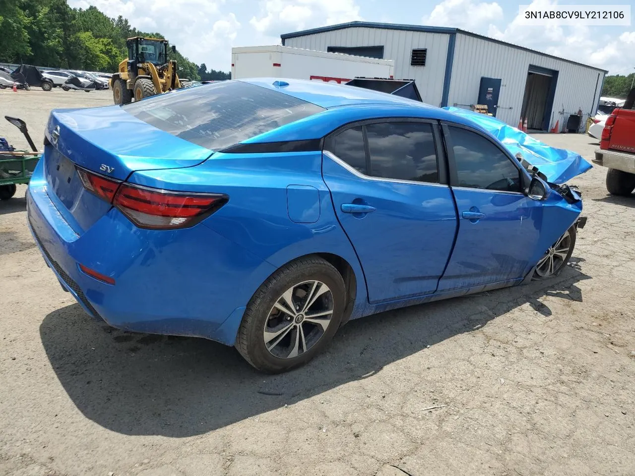 2020 Nissan Sentra Sv VIN: 3N1AB8CV9LY212106 Lot: 61163224