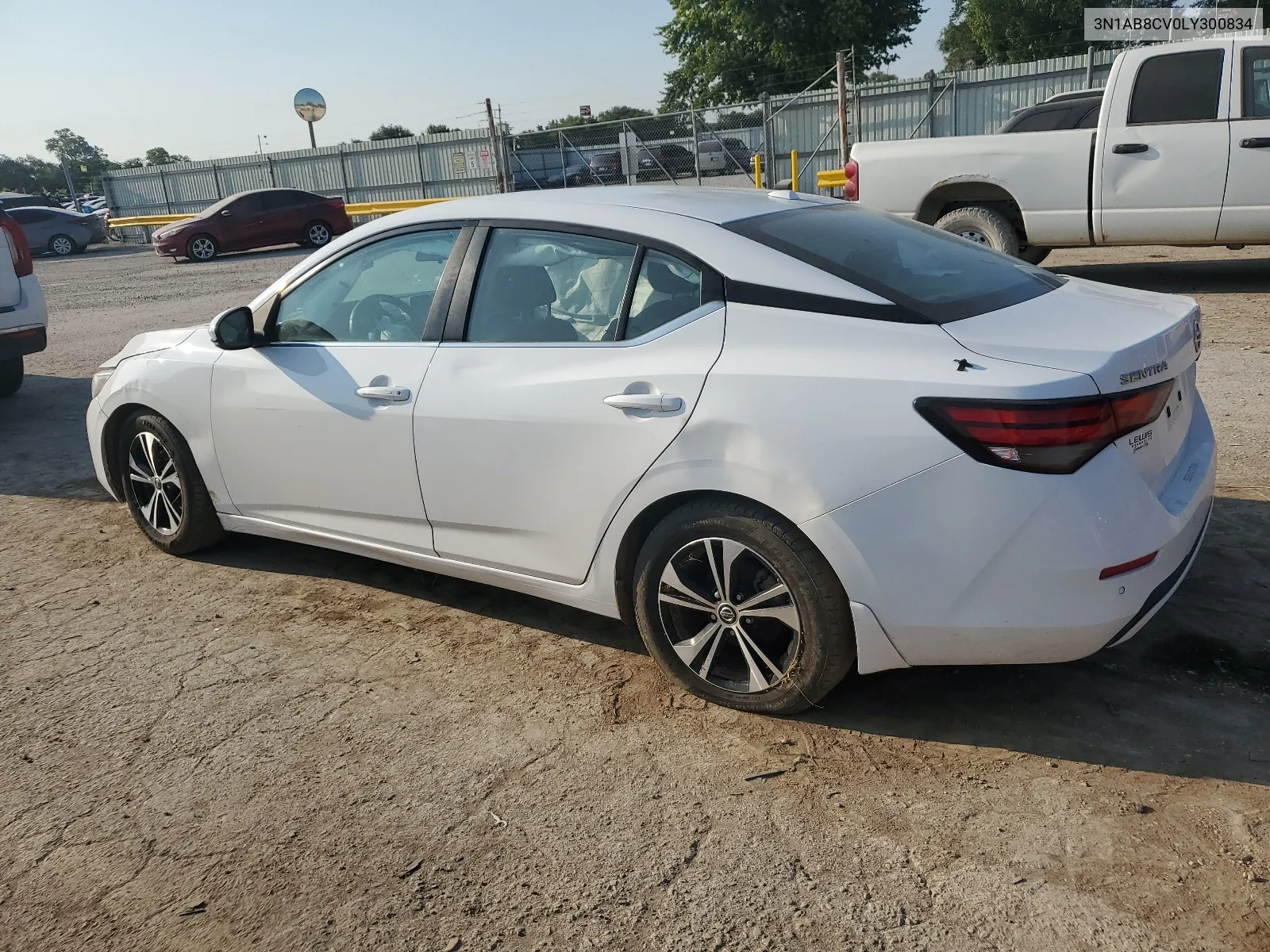 2020 Nissan Sentra Sv VIN: 3N1AB8CV0LY300834 Lot: 61710014