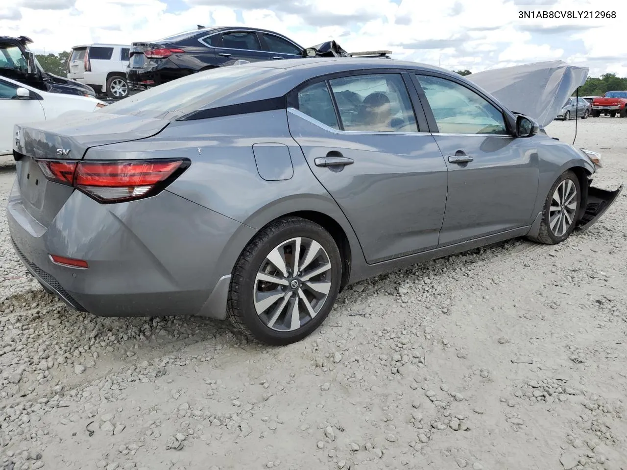 2020 Nissan Sentra Sv VIN: 3N1AB8CV8LY212968 Lot: 61875244