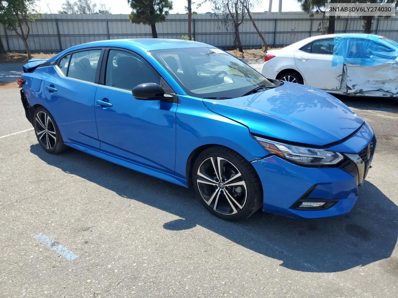 2020 Nissan Sentra Sr VIN: 3N1AB8DV6LY274030 Lot: 62488304