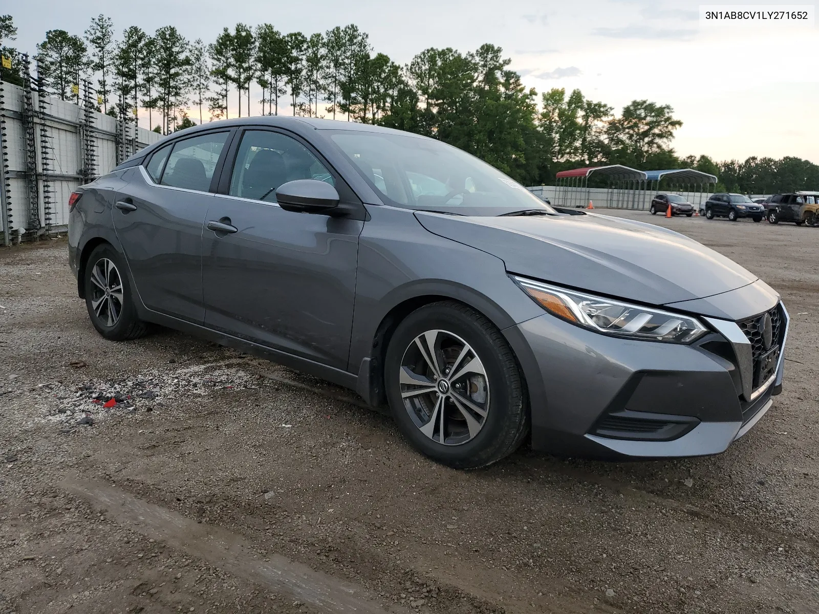 2020 Nissan Sentra Sv VIN: 3N1AB8CV1LY271652 Lot: 62643974