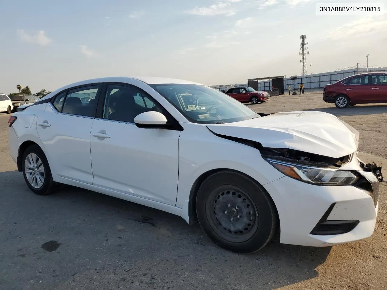 2020 Nissan Sentra S VIN: 3N1AB8BV4LY210815 Lot: 62674004