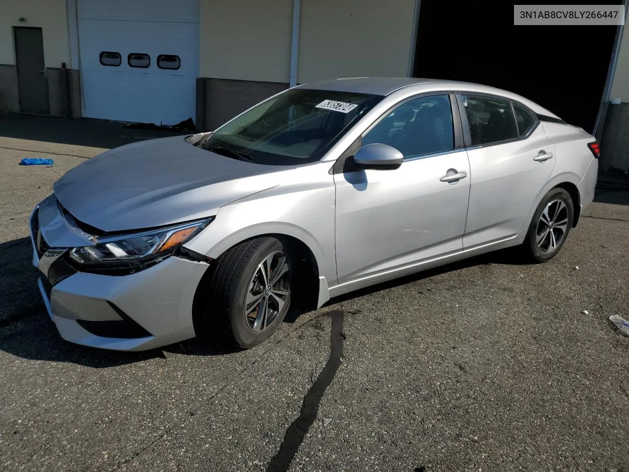 2020 Nissan Sentra Sv VIN: 3N1AB8CV8LY266447 Lot: 63857304