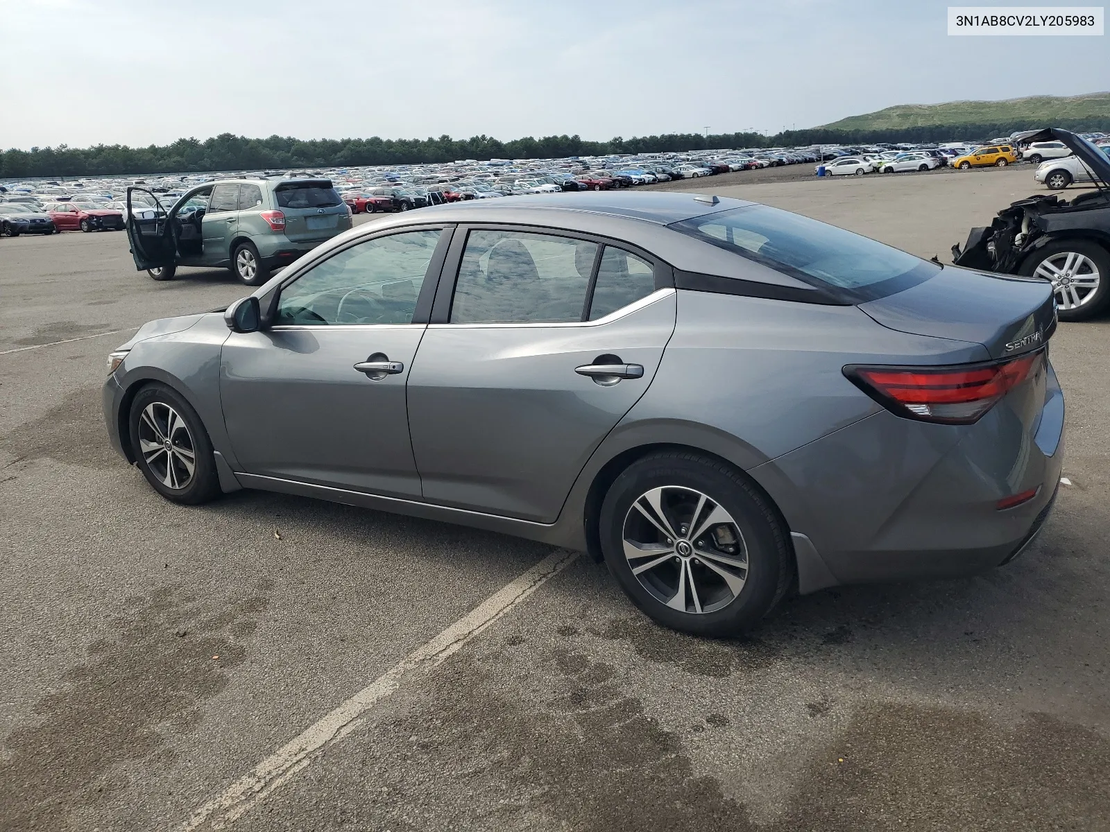 2020 Nissan Sentra Sv VIN: 3N1AB8CV2LY205983 Lot: 64259414