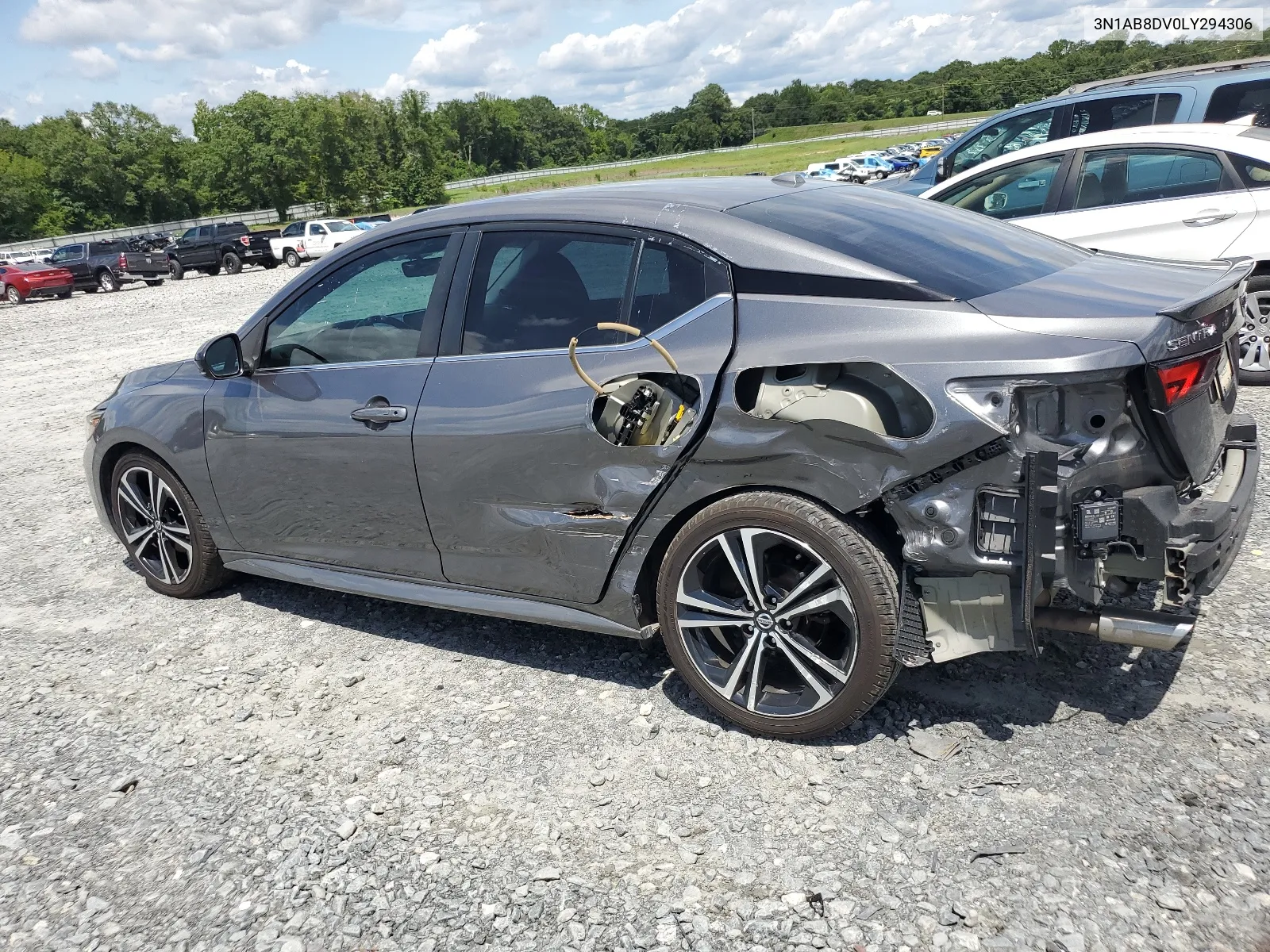 2020 Nissan Sentra Sr VIN: 3N1AB8DV0LY294306 Lot: 64345554