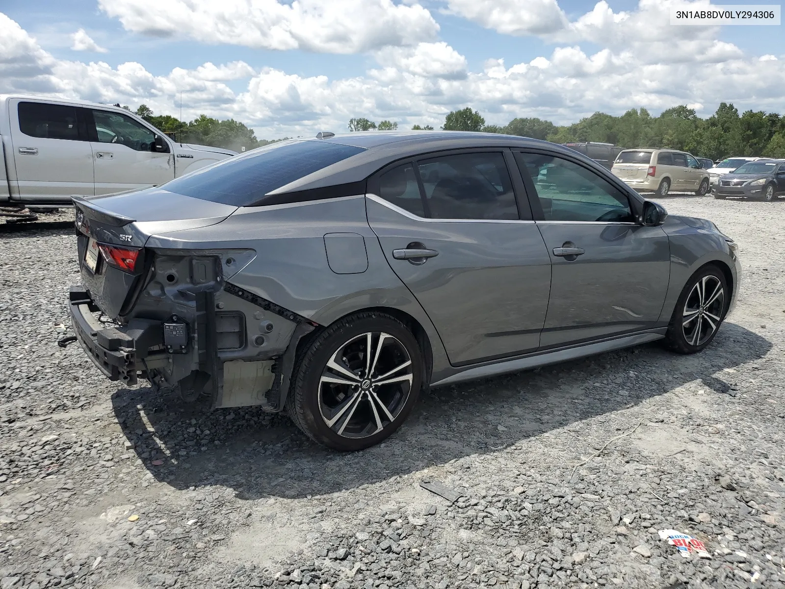 2020 Nissan Sentra Sr VIN: 3N1AB8DV0LY294306 Lot: 64345554