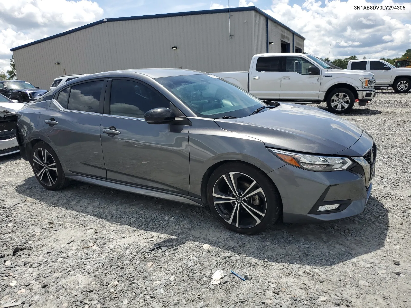 2020 Nissan Sentra Sr VIN: 3N1AB8DV0LY294306 Lot: 64345554