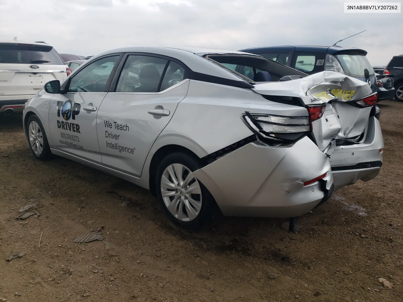 2020 Nissan Sentra S VIN: 3N1AB8BV7LY207262 Lot: 64357684