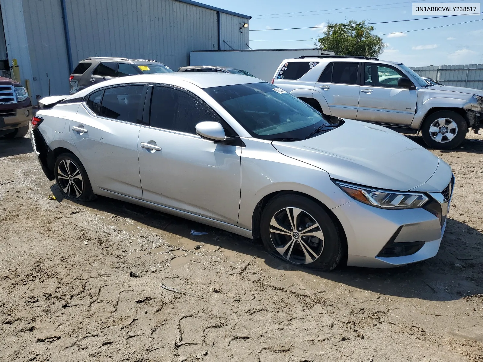 2020 Nissan Sentra Sv VIN: 3N1AB8CV6LY238517 Lot: 64433834