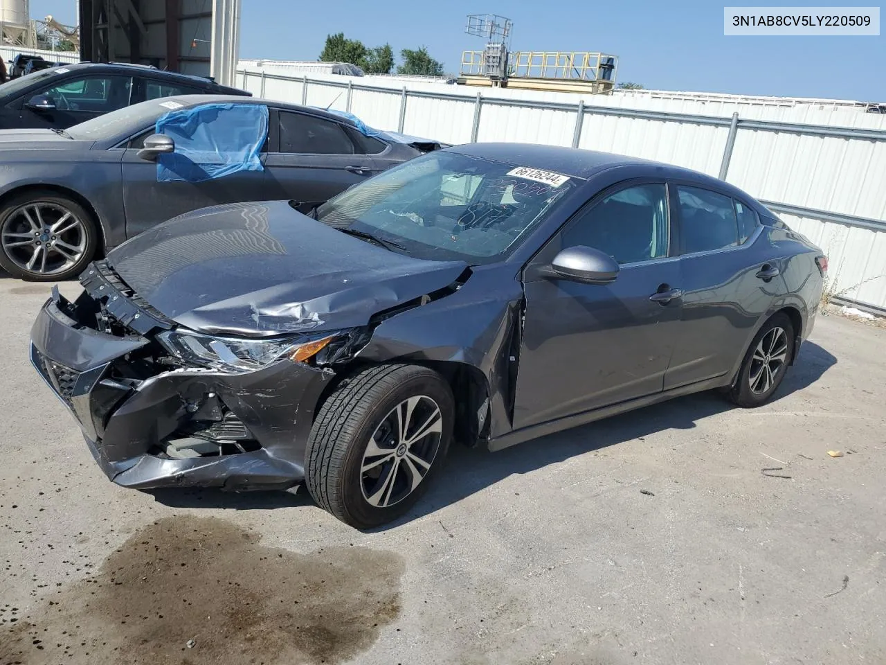 2020 Nissan Sentra Sv VIN: 3N1AB8CV5LY220509 Lot: 66126244