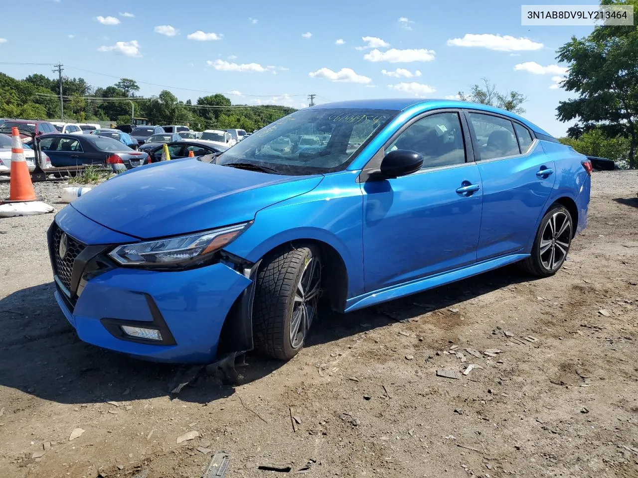 3N1AB8DV9LY213464 2020 Nissan Sentra Sr