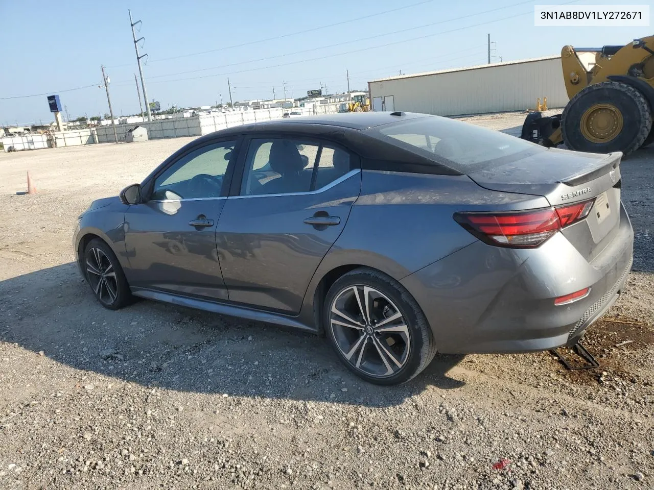 2020 Nissan Sentra Sr VIN: 3N1AB8DV1LY272671 Lot: 66218054