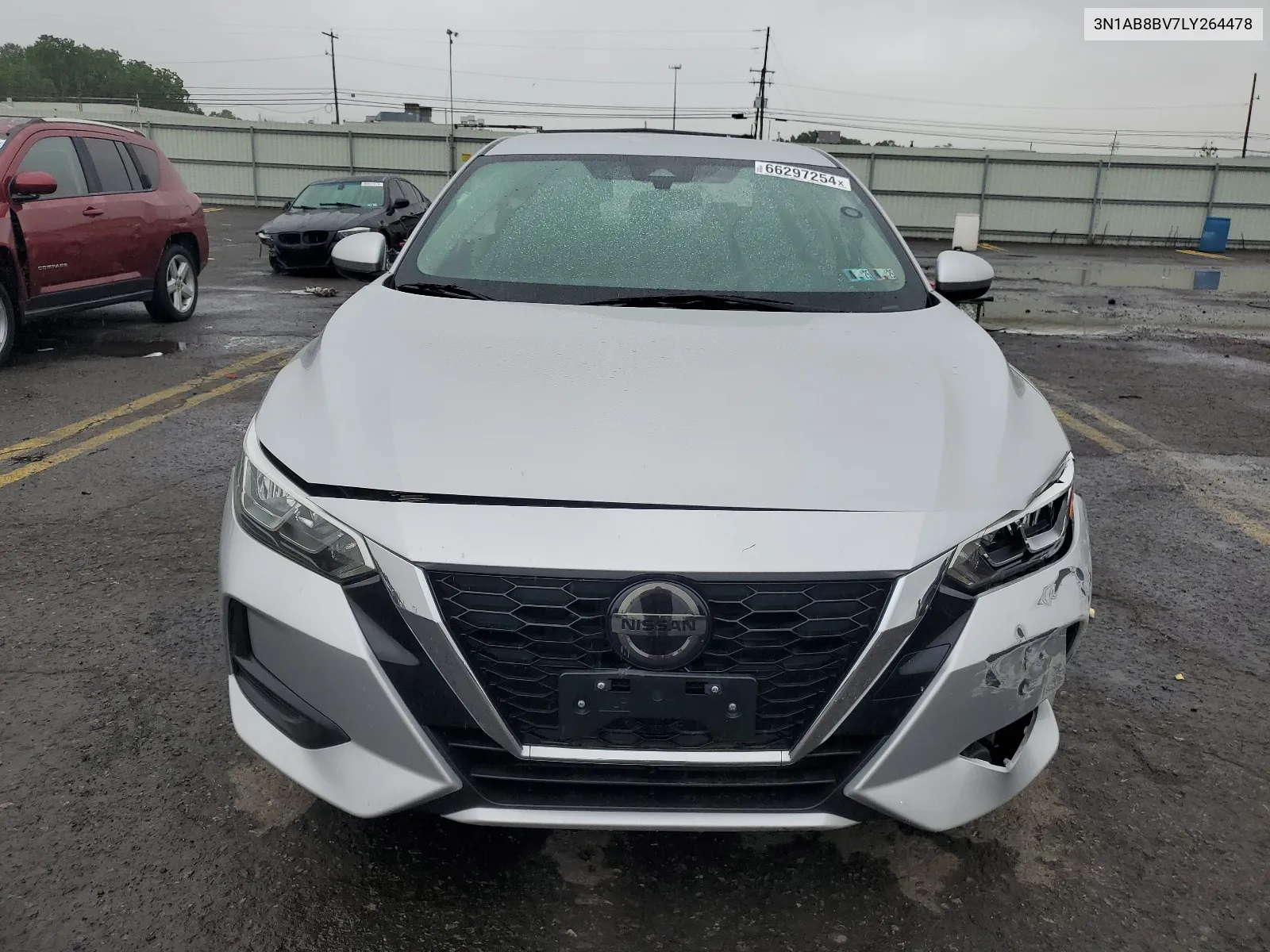 2020 Nissan Sentra S VIN: 3N1AB8BV7LY264478 Lot: 66297254