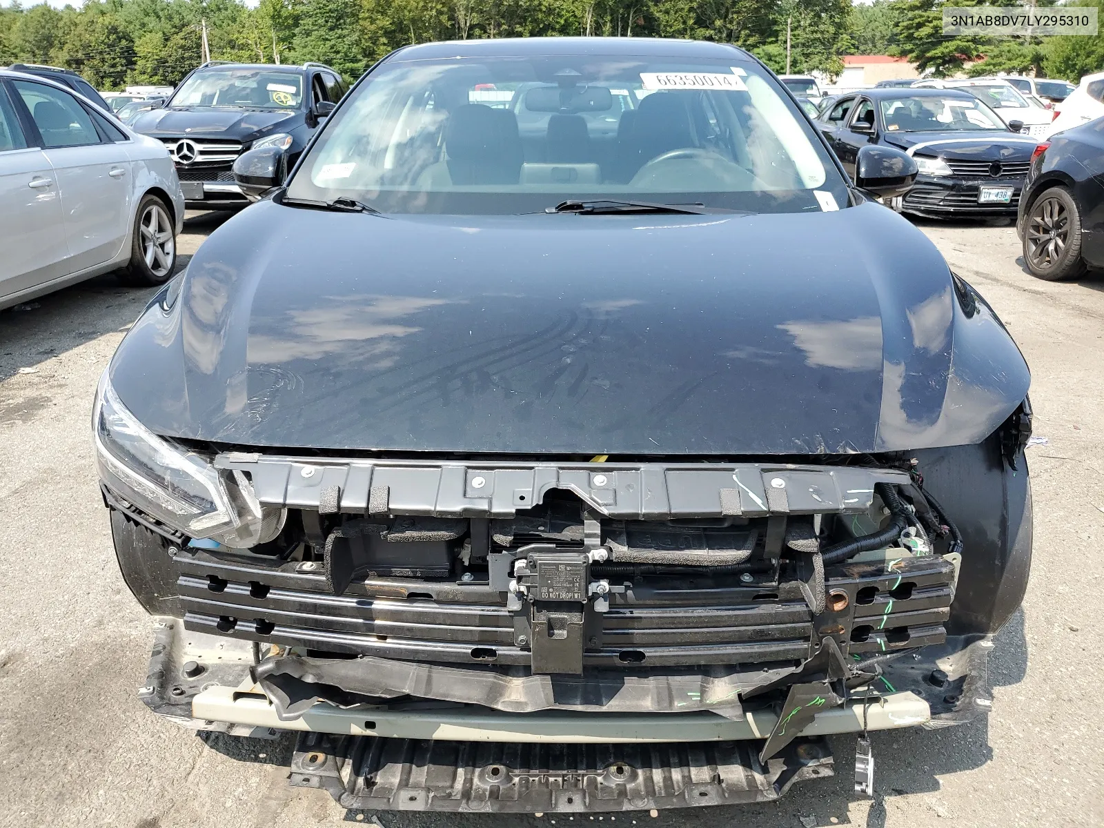 2020 Nissan Sentra Sr VIN: 3N1AB8DV7LY295310 Lot: 66350014