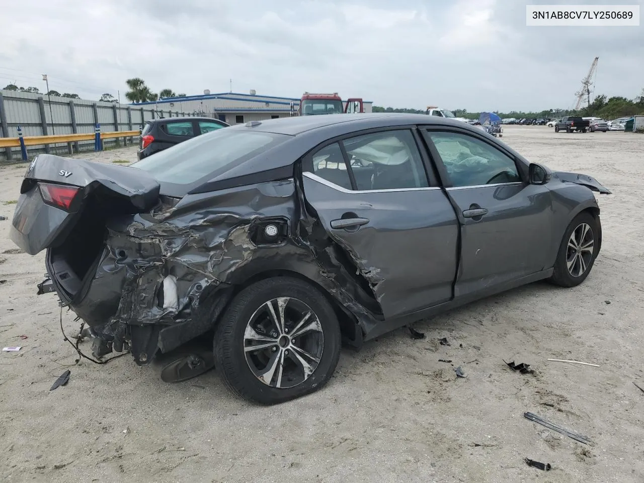 2020 Nissan Sentra Sv VIN: 3N1AB8CV7LY250689 Lot: 66455474