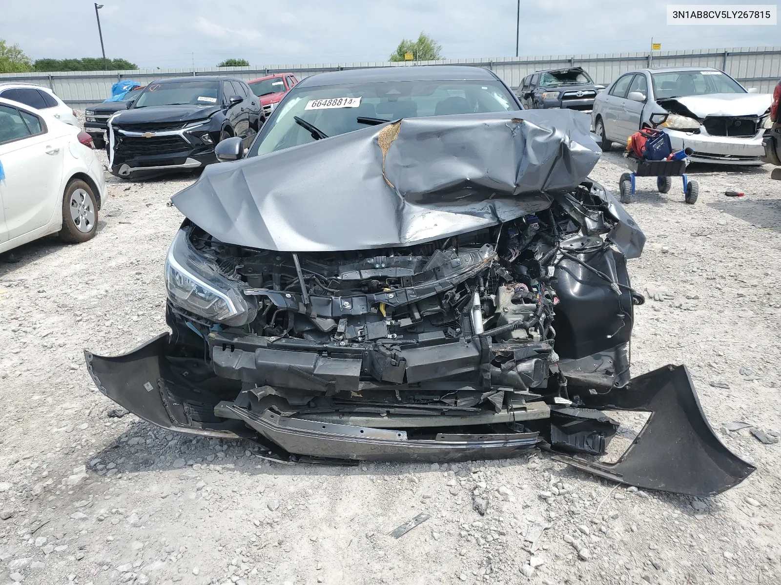 2020 Nissan Sentra Sv VIN: 3N1AB8CV5LY267815 Lot: 66488814