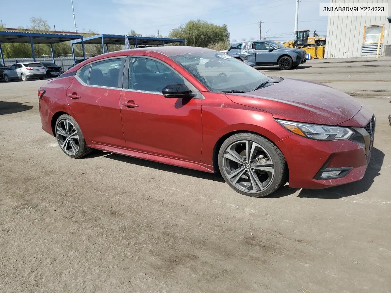 2020 Nissan Sentra Sr VIN: 3N1AB8DV9LY224223 Lot: 66559874