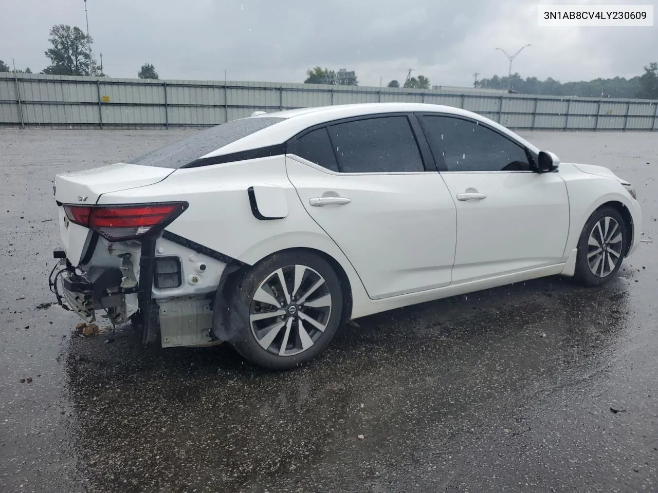 2020 Nissan Sentra Sv VIN: 3N1AB8CV4LY230609 Lot: 66823624