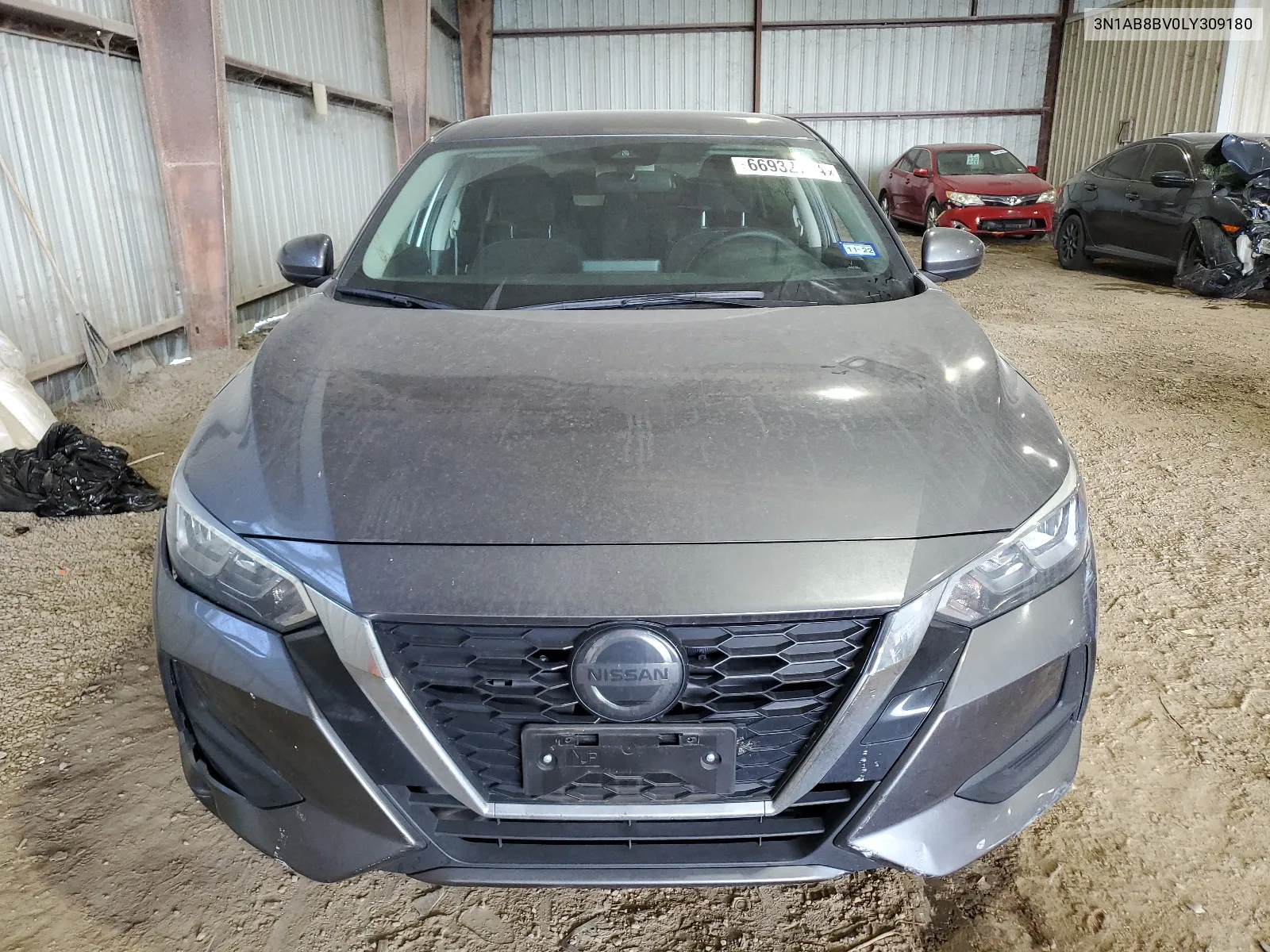 2020 Nissan Sentra S VIN: 3N1AB8BV0LY309180 Lot: 66932734