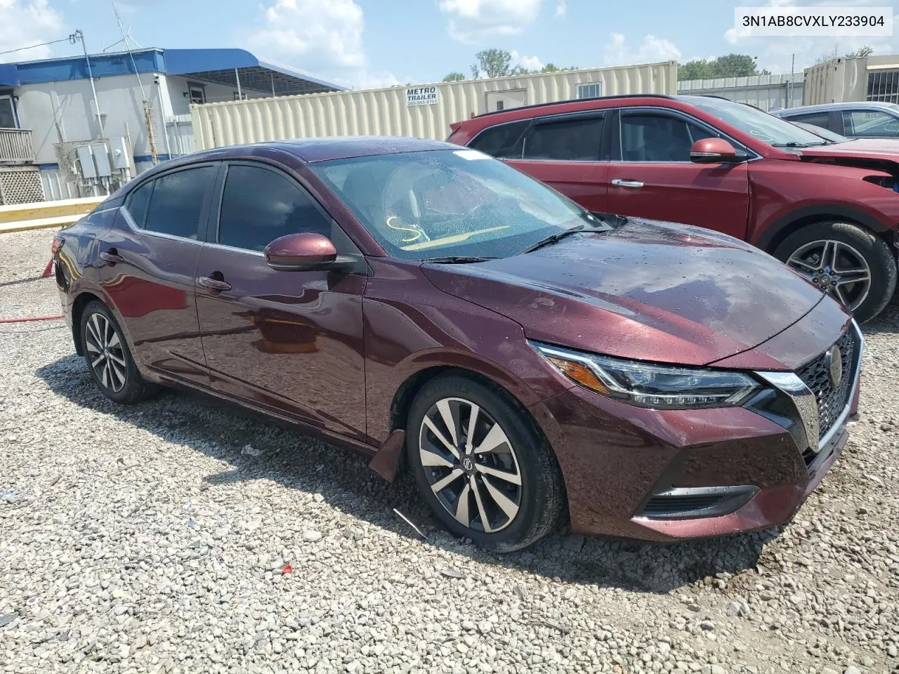 2020 Nissan Sentra Sv VIN: 3N1AB8CVXLY233904 Lot: 66941724