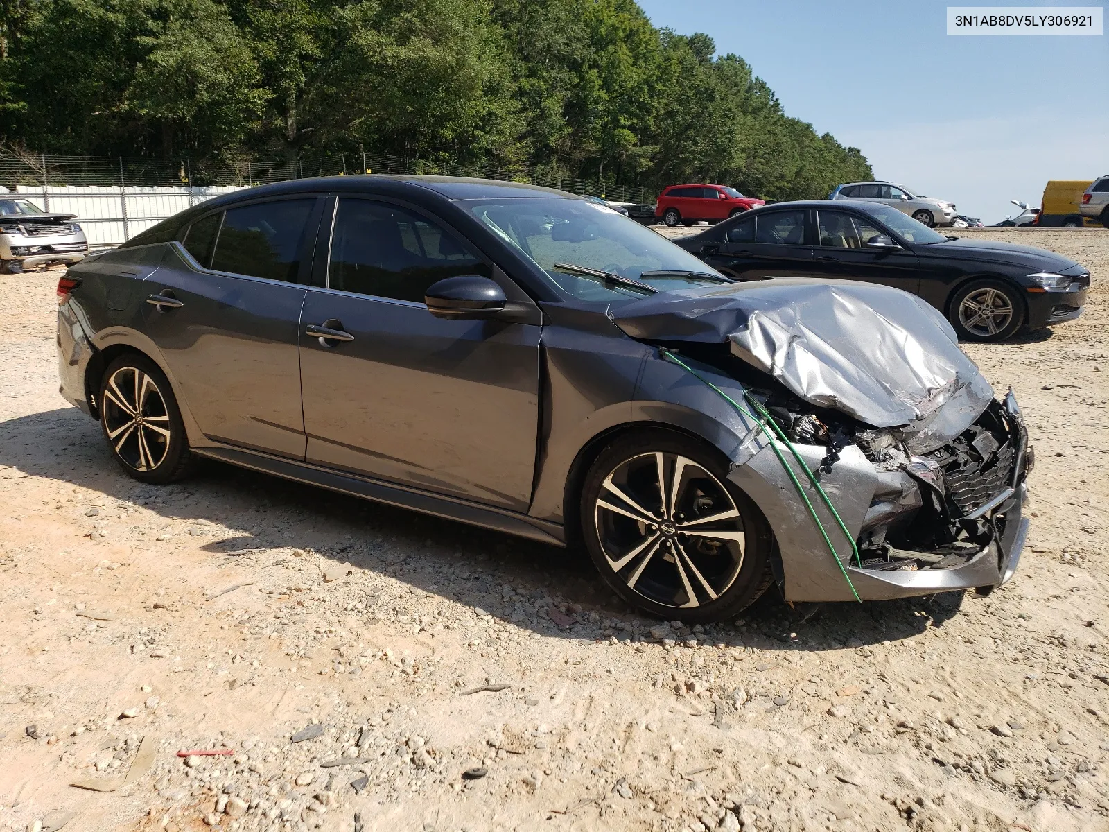 2020 Nissan Sentra Sr VIN: 3N1AB8DV5LY306921 Lot: 67041704