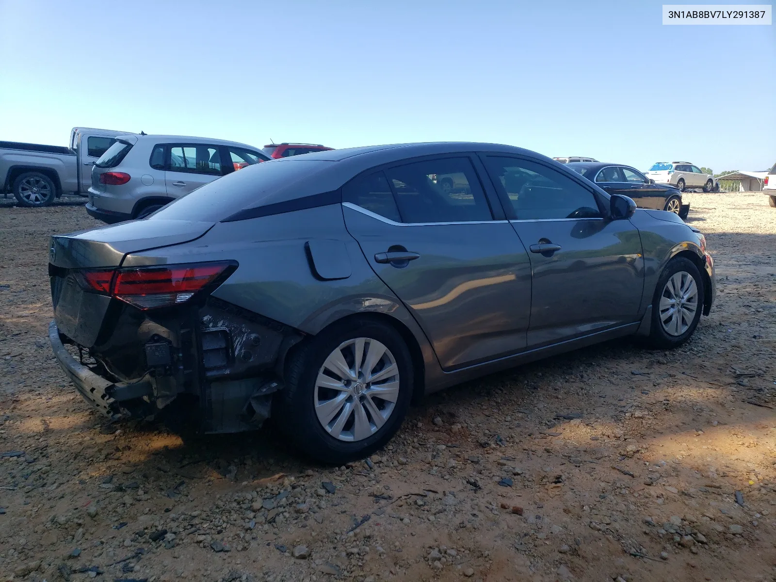 2020 Nissan Sentra S VIN: 3N1AB8BV7LY291387 Lot: 67211714