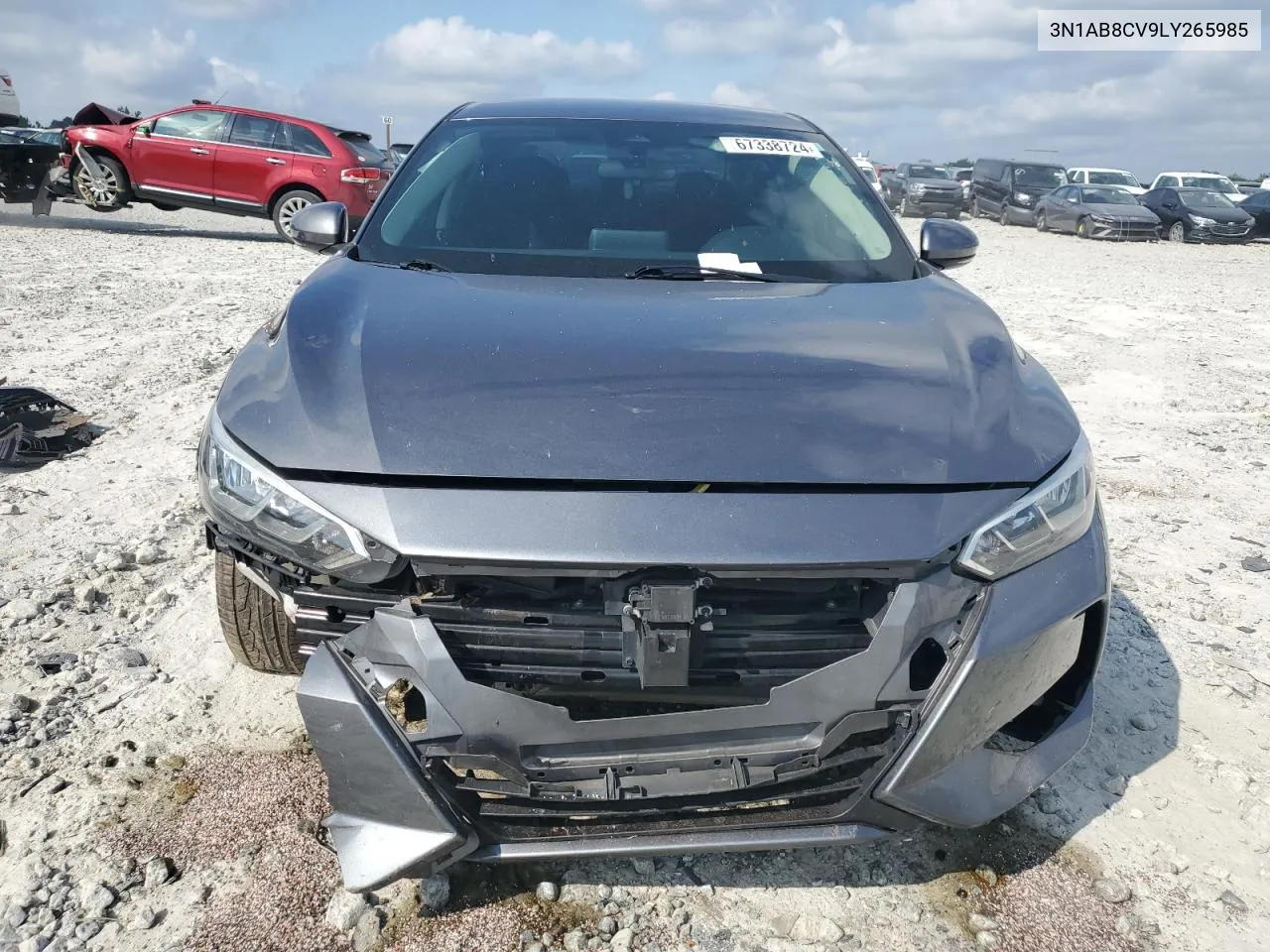 2020 Nissan Sentra Sv VIN: 3N1AB8CV9LY265985 Lot: 67338724