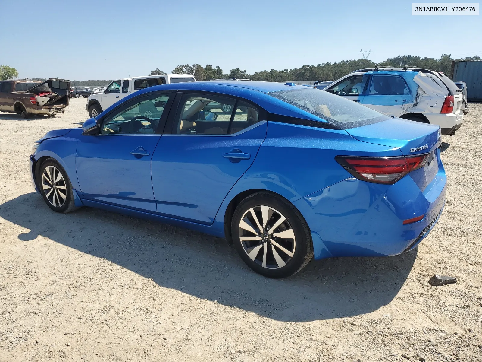 2020 Nissan Sentra Sv VIN: 3N1AB8CV1LY206476 Lot: 67765484