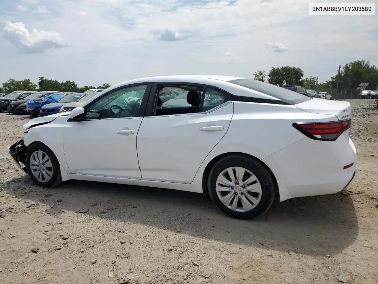 2020 Nissan Sentra S VIN: 3N1AB8BV1LY203689 Lot: 67876554