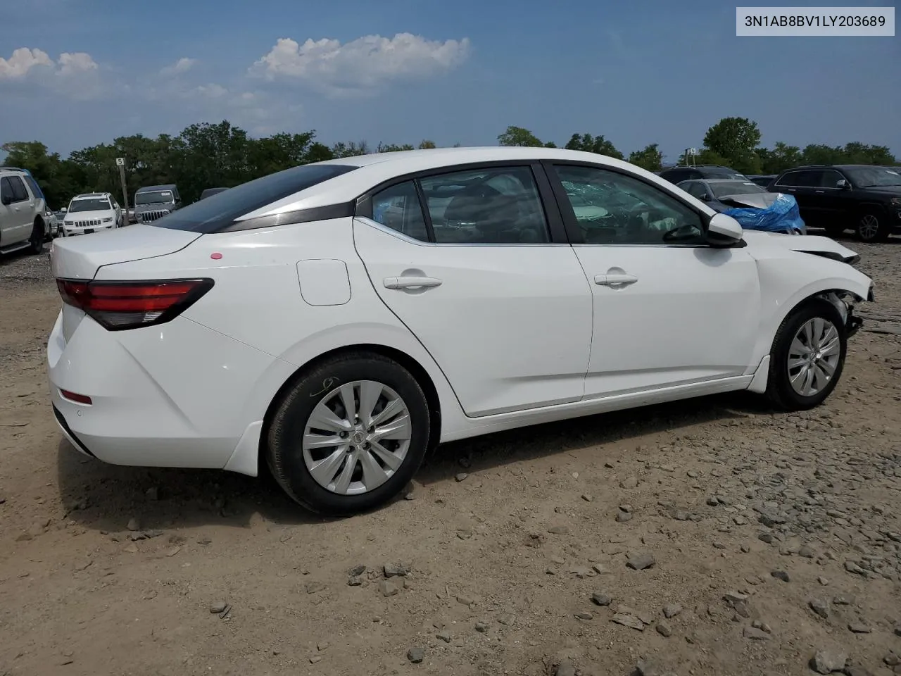 3N1AB8BV1LY203689 2020 Nissan Sentra S