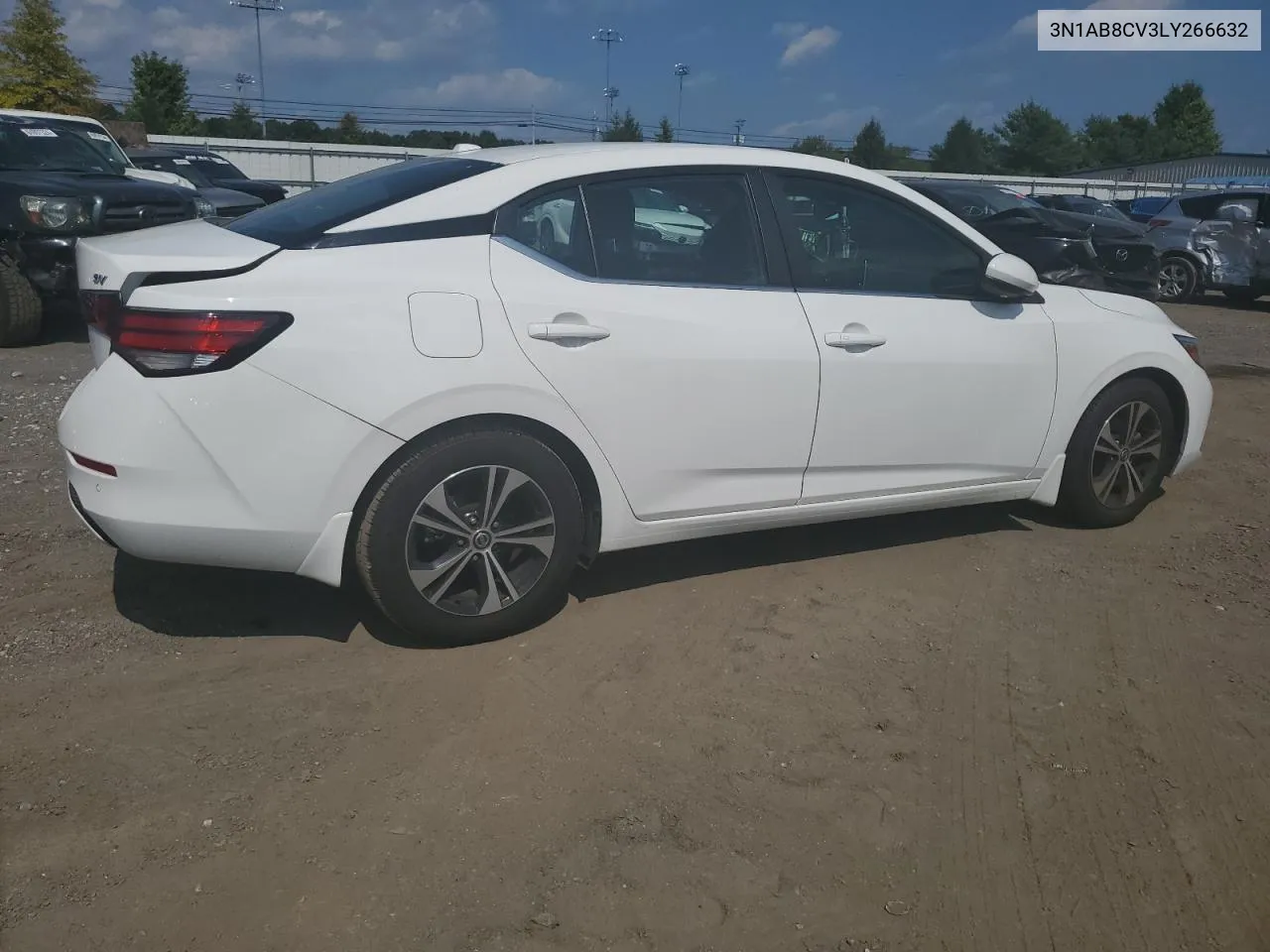 2020 Nissan Sentra Sv VIN: 3N1AB8CV3LY266632 Lot: 67984374