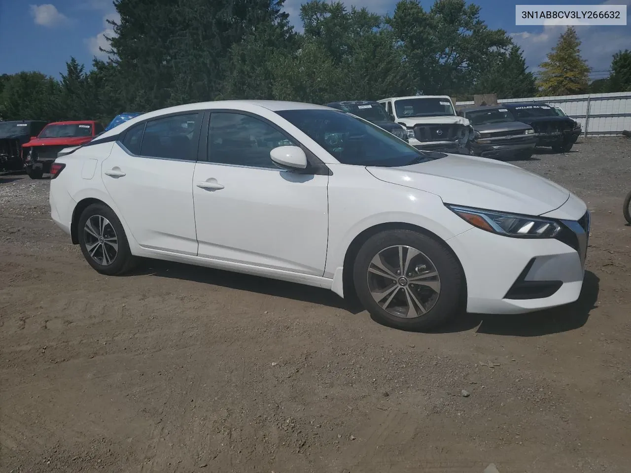 2020 Nissan Sentra Sv VIN: 3N1AB8CV3LY266632 Lot: 67984374