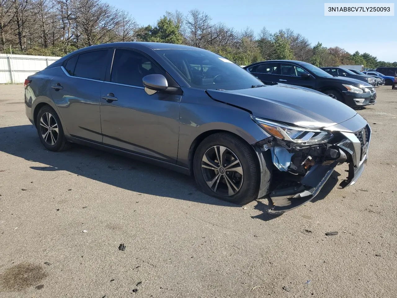 3N1AB8CV7LY250093 2020 Nissan Sentra Sv