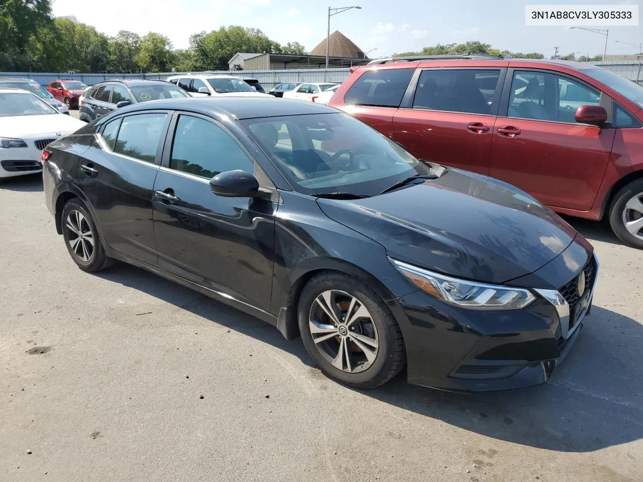 2020 Nissan Sentra Sv VIN: 3N1AB8CV3LY305333 Lot: 68242074