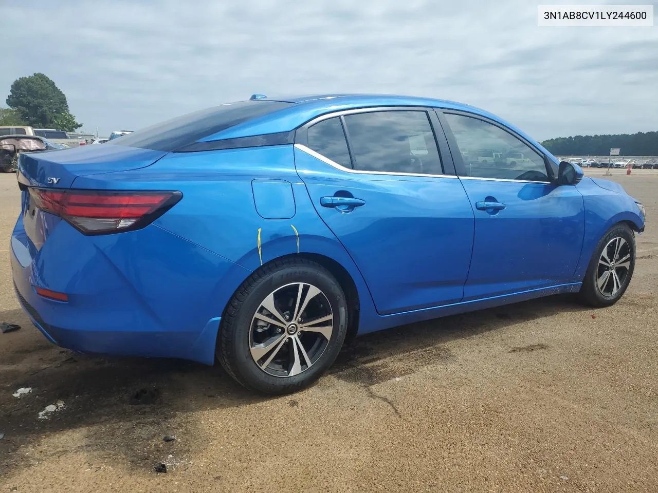 2020 Nissan Sentra Sv VIN: 3N1AB8CV1LY244600 Lot: 68334544