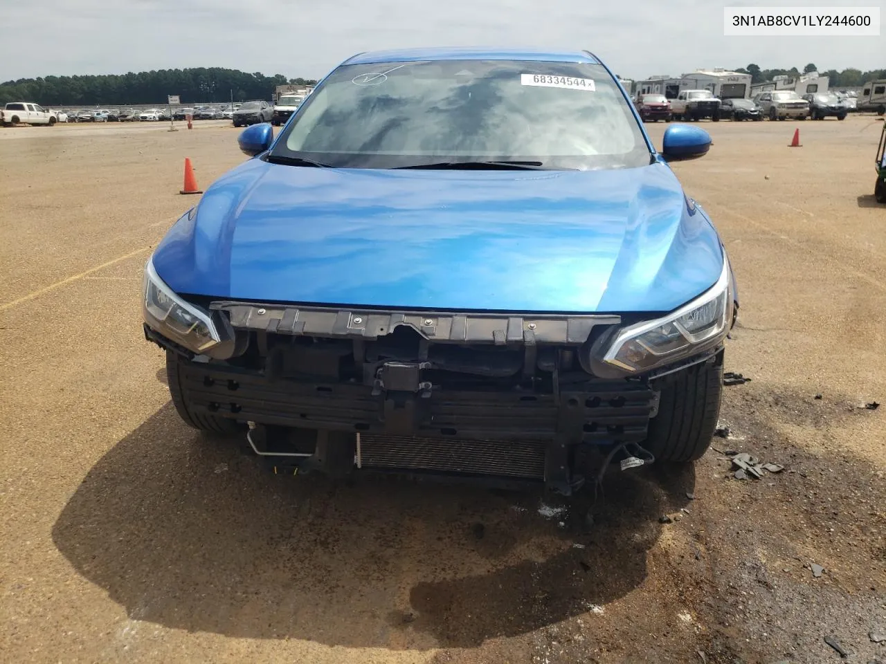 2020 Nissan Sentra Sv VIN: 3N1AB8CV1LY244600 Lot: 68334544